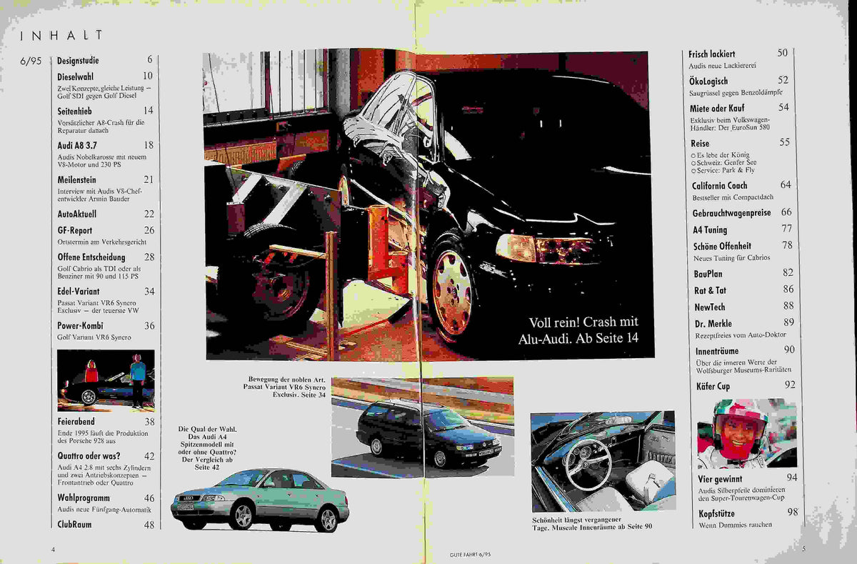 Inhaltsverzeichnis Gute Fahrt 06/1995
