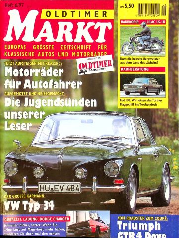 Oldtimer Markt 06/1997