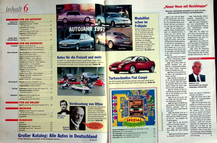 Inhaltsverzeichnis MOT 06/1997