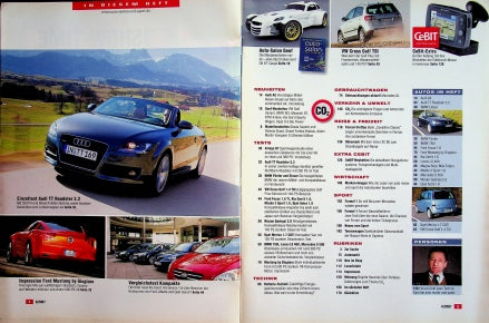 Inhaltsverzeichnis Auto Motor und Sport 06/2007