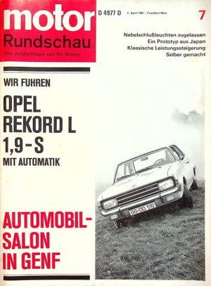 Motor Rundschau 07/1967