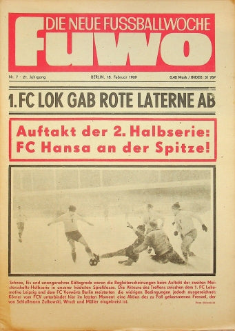 Fuwo Fussballwoche 07/1969