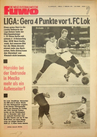 Fuwo Fussballwoche 07/1970
