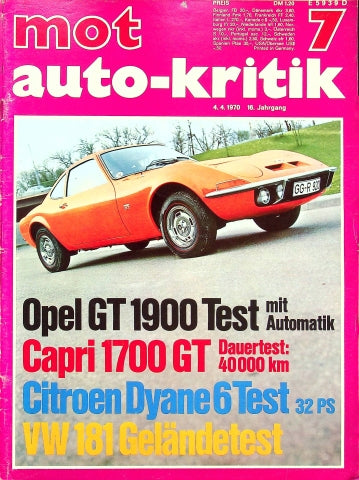 MOT 07/1970