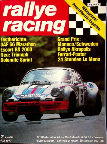 Rallye Racing 07/1973