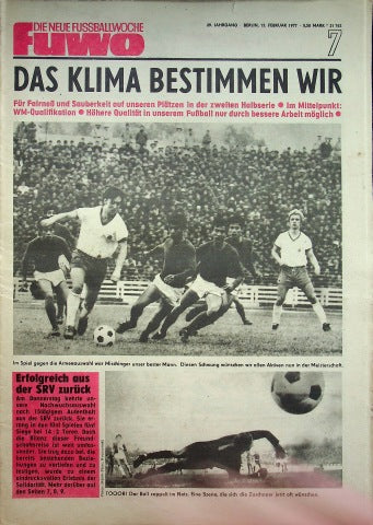 Fuwo Fussballwoche 07/1977