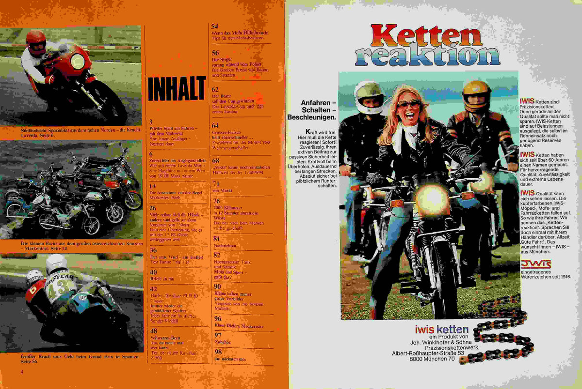 Inhaltsverzeichnis MO Magazin 07/1979
