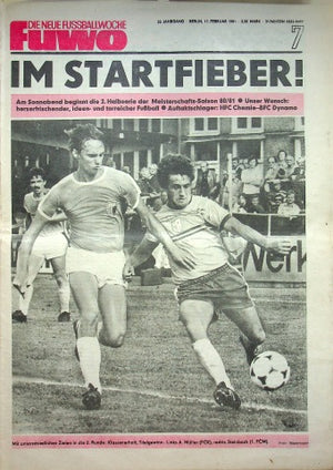 Fuwo Fussballwoche 07/1981