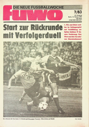 Fuwo Fussballwoche 07/1983