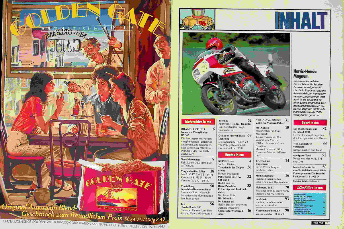 Inhaltsverzeichnis MO Magazin 07/1983