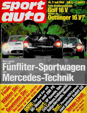 Sport Auto 07/1985