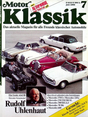 Motor Klassik 07/1986