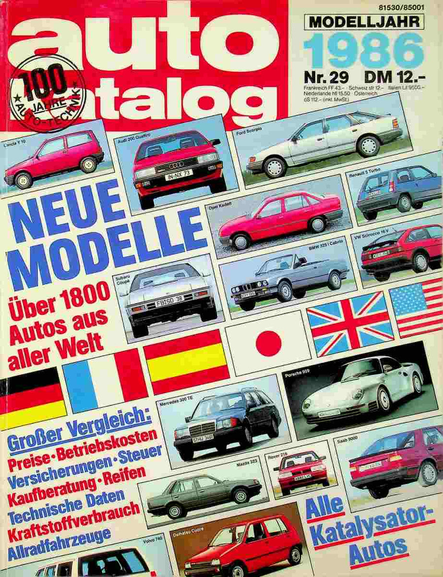 Autokatalog 07/1986