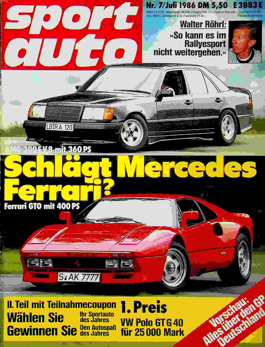 Sport Auto 07/1986