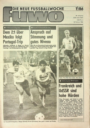 Fuwo Fussballwoche 07/1986