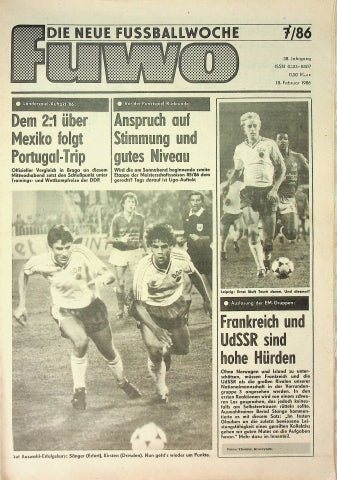 Fuwo Fussballwoche 07/1986