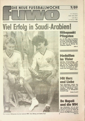 Fuwo Fussballwoche 07/1989