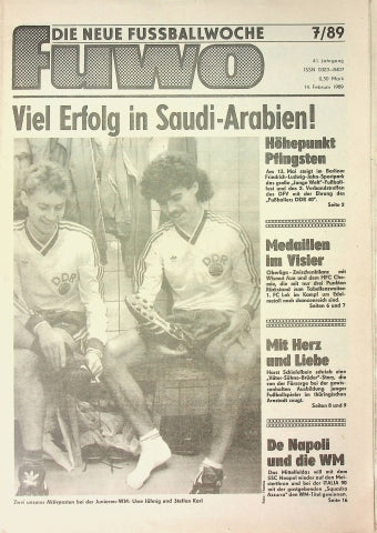Fuwo Fussballwoche 07/1989