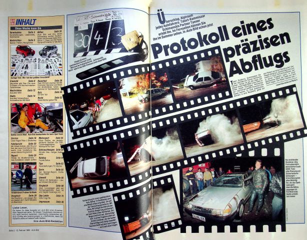 Inhaltsverzeichnis Auto Bild 07/1990