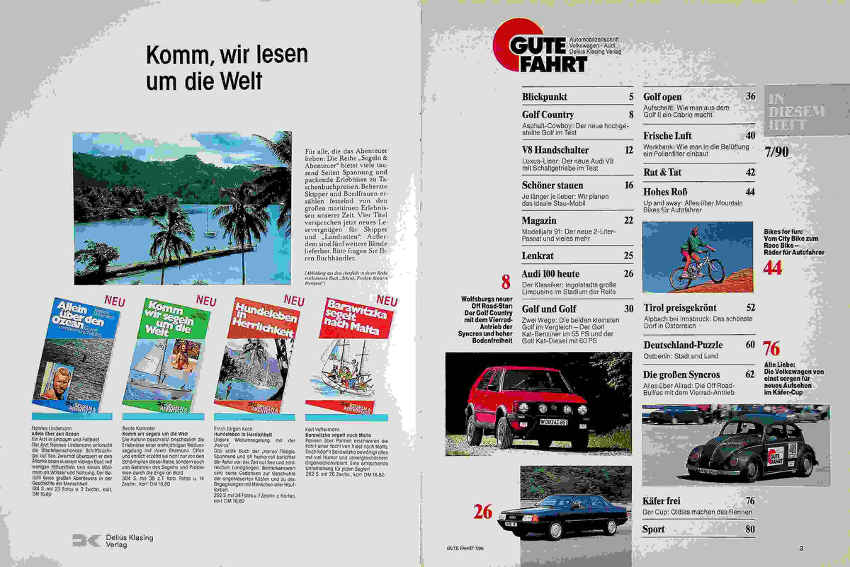 Inhaltsverzeichnis Gute Fahrt 07/1990