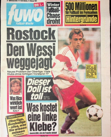 Fuwo Fussballwoche 07/1991