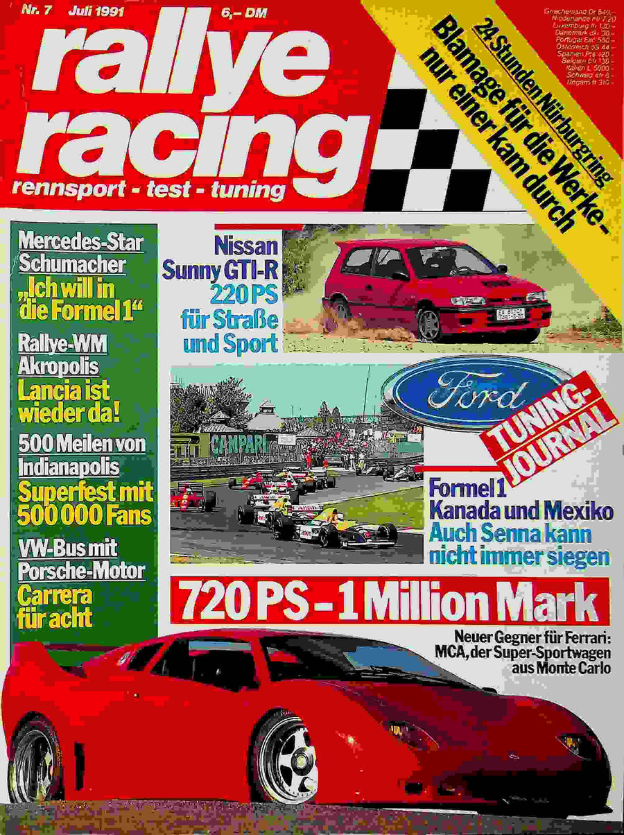 Rallye Racing 07/1991