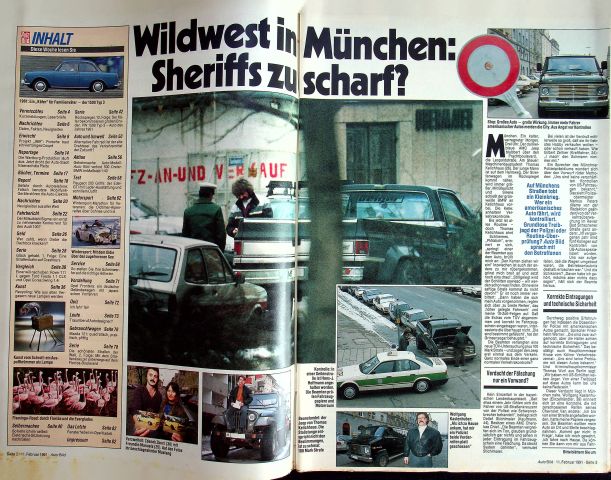 Inhaltsverzeichnis Auto Bild 07/1991