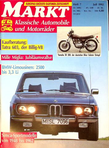 Oldtimer Markt 07/1992
