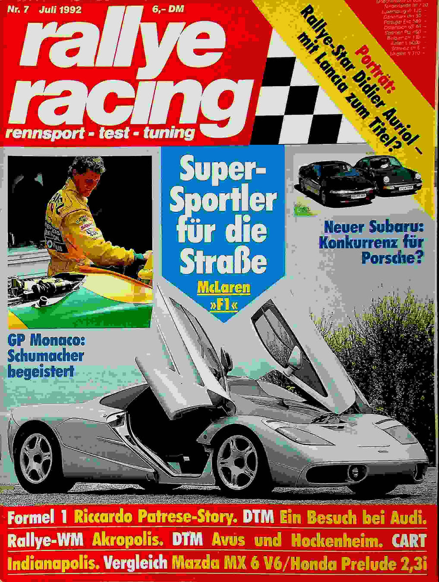 Rallye Racing 07/1992