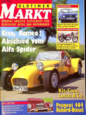 Oldtimer Markt 07/1993
