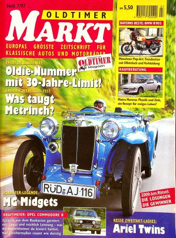 Oldtimer Markt 07/1997