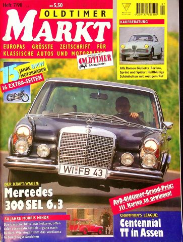 Oldtimer Markt 07/1998