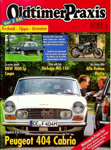 Oldtimer Praxis 07/1999