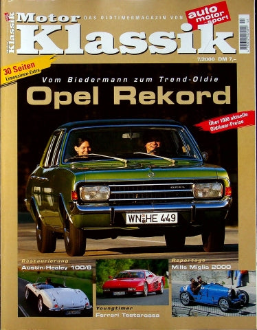 Motor Klassik 07/2000