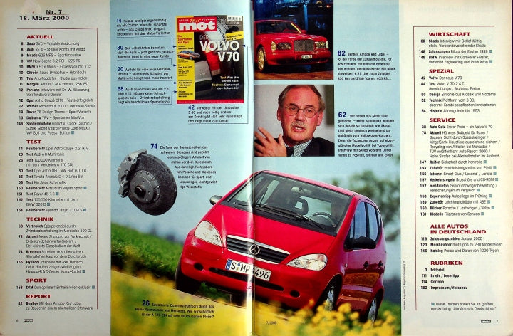 Inhaltsverzeichnis MOT 07/2000