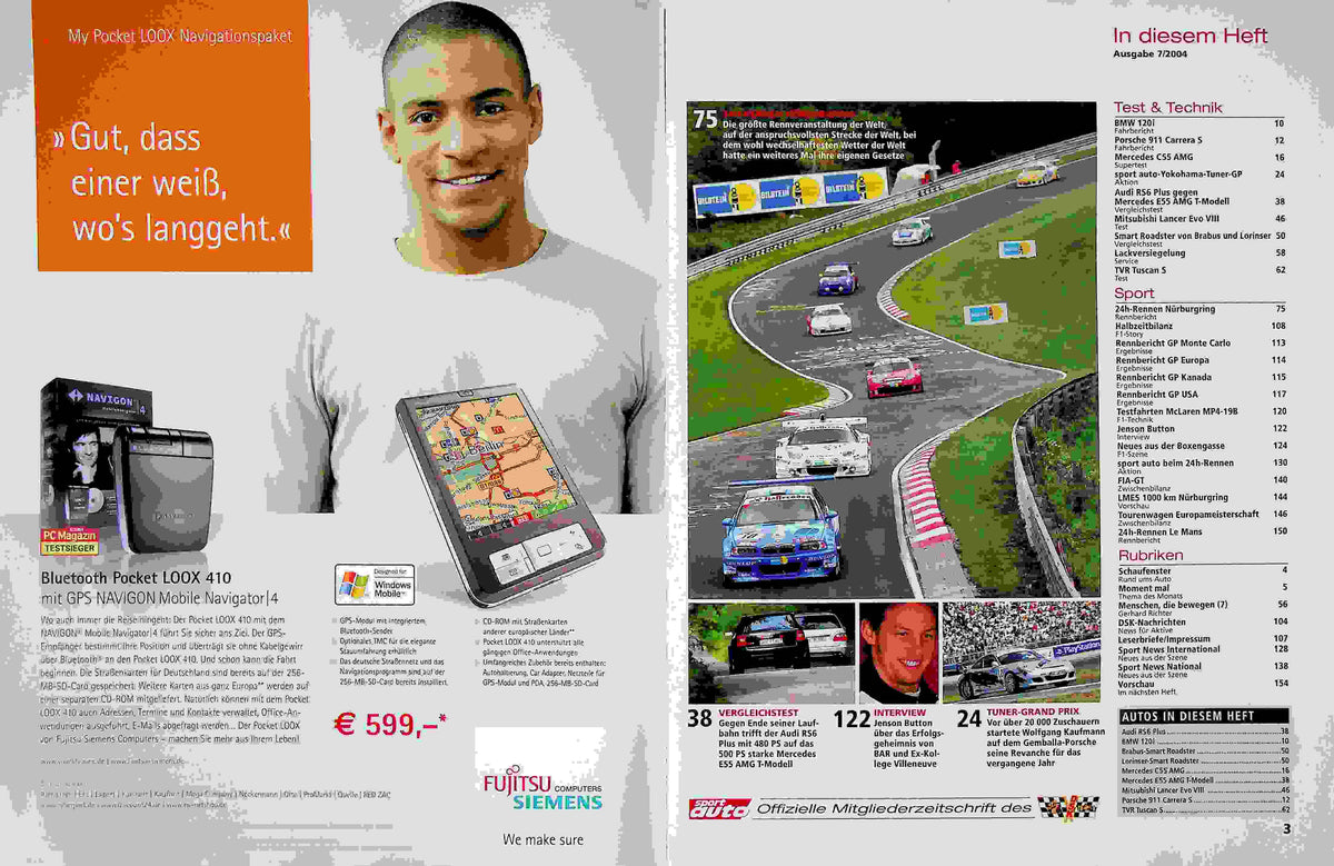 Inhaltsverzeichnis Sport Auto 07/2004