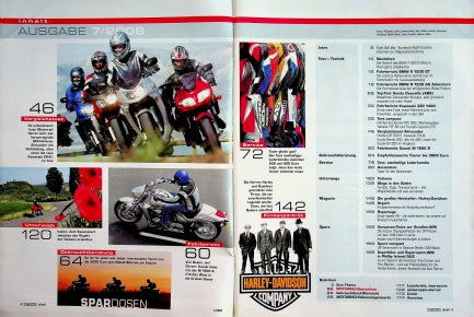 Inhaltsverzeichnis Motorrad 07/2006