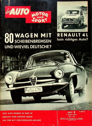 Auto Motor und Sport 08/1962