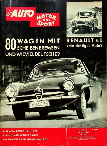 Auto Motor und Sport 08/1962