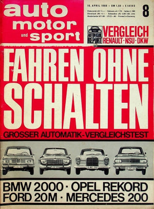 Auto Motor und Sport 08/1966