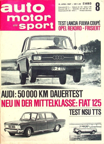Auto Motor und Sport 08/1967