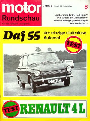 Motor Rundschau 08/1968