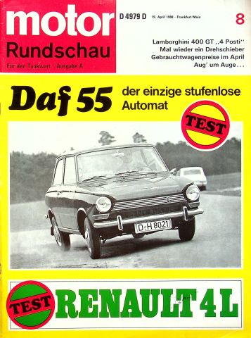 Motor Rundschau 08/1968