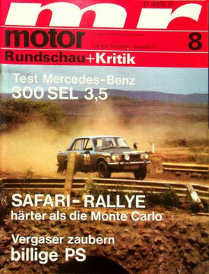 Motor Rundschau 08/1970