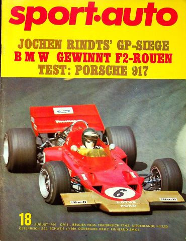 Sport Auto 08/1970