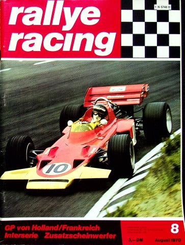 Rallye Racing 08/1970