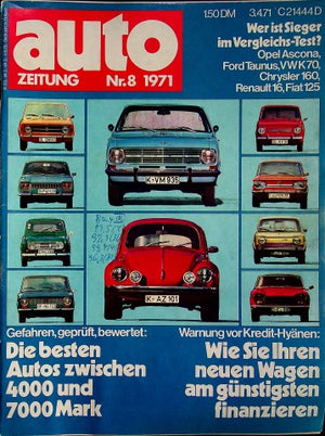 Autozeitung 08/1971