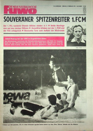 Fuwo Fussballwoche 08/1978
