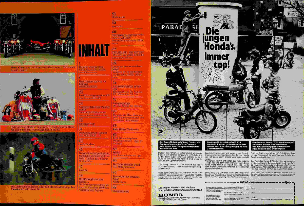 Inhaltsverzeichnis MO Magazin 08/1979