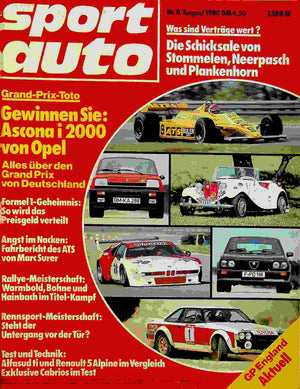 Sport Auto 08/1980